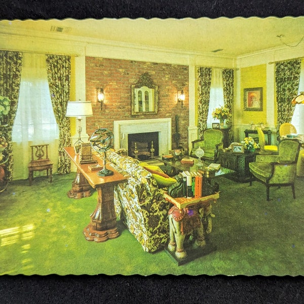 Vintage 1972 Postcard of Lucille Ball’s Dressing Room at Universal City Studios