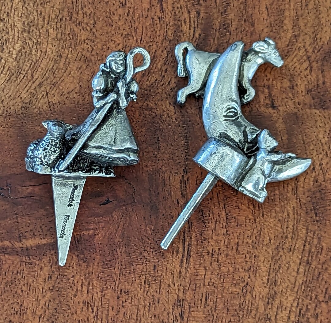 Vintage 1987 SEAGULL Pewter Birthday Candle Nursery Rhyme Cake Etsy