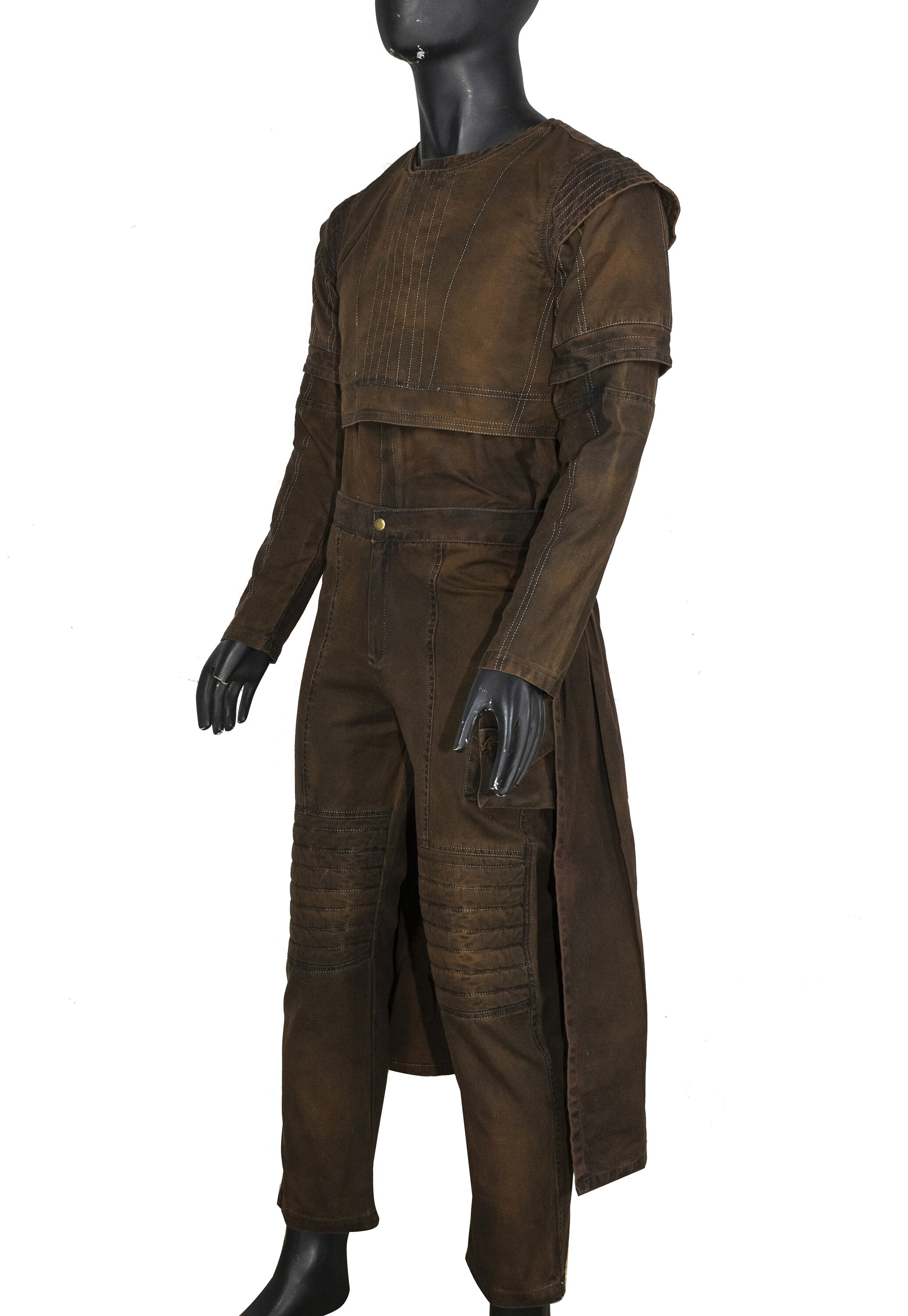 New Boba Fett Flight Suit Dark Brown Colour With Weatherin Etsy
