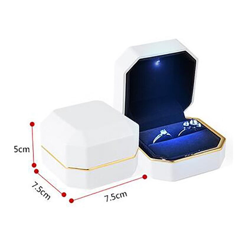 LED Ring Box Luxury Ring Box Led Proposal Ring Box Light | Etsy