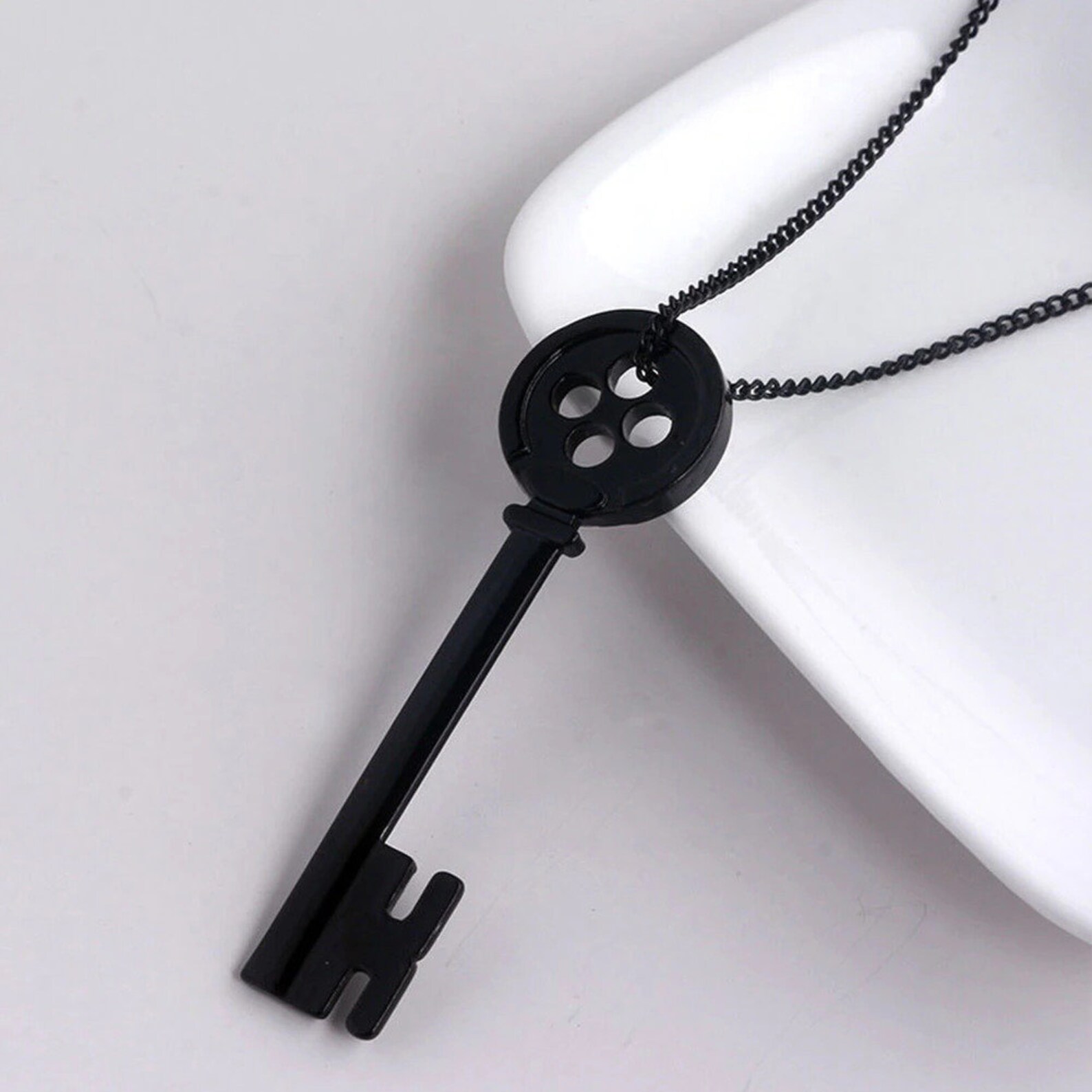 Coraline Necklace Coraline Hair Clip Coraline Skeleton Key Etsy Australia