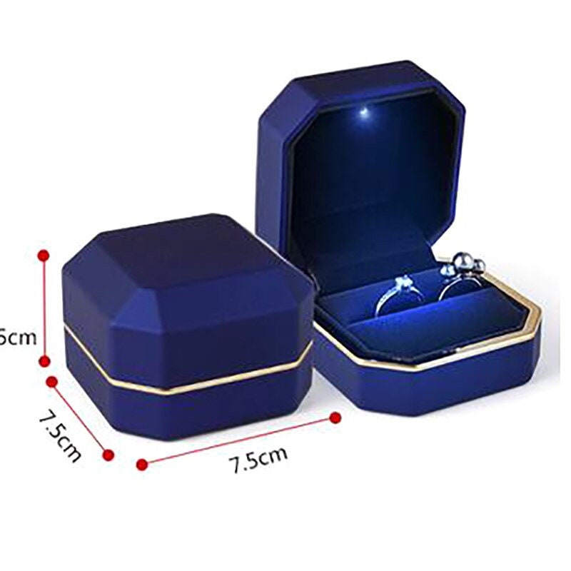LED Ring Box Luxury Ring Box Led Proposal Ring Box Light | Etsy