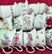 4 x Made In England Bone China Mix and Match Mismatched Milk Jugs / Creamers Afternoon Tea Party Crockery 