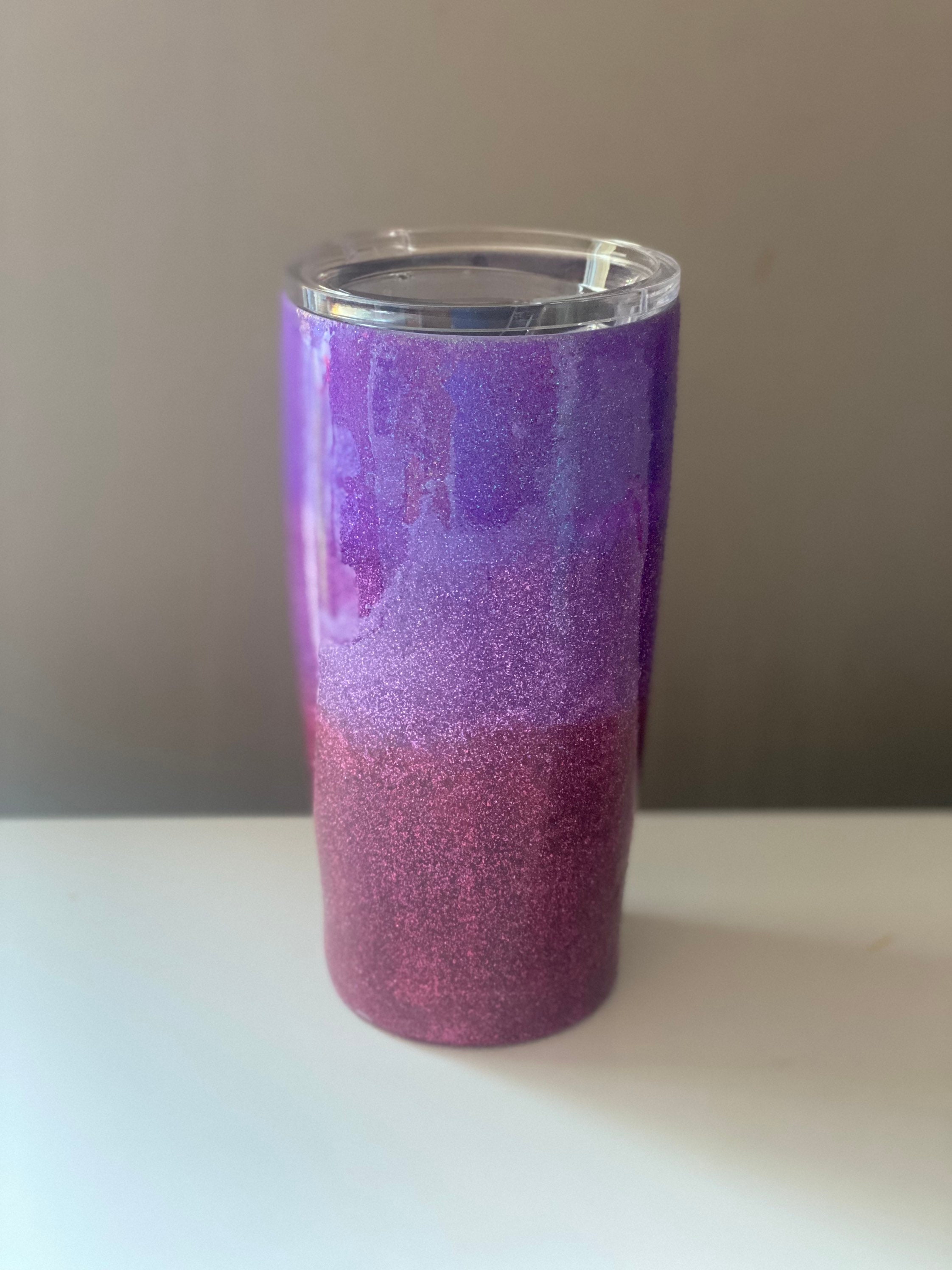Custom 18.5oz glitter epoxy tumbler Etsy