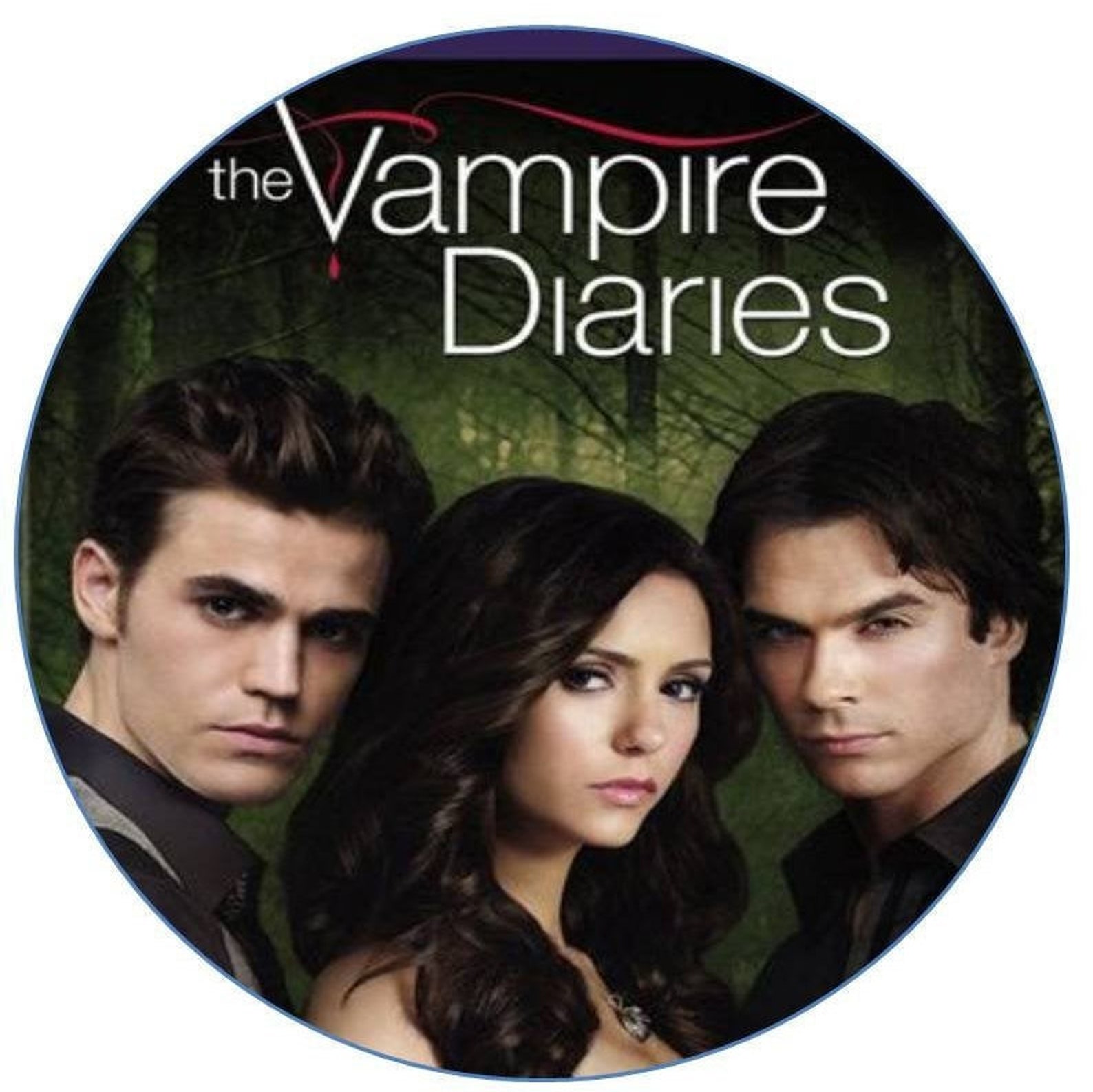 Vampire Diaries personalised cake topper Etsy