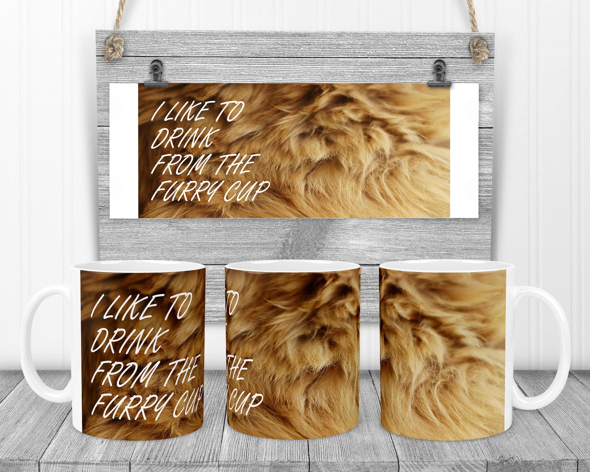 I Like to Drink from the Furry Cup mug Etsy