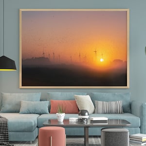 Black Sun Limited Edition Wall Art Print, Wildlife Photography, Murmuration