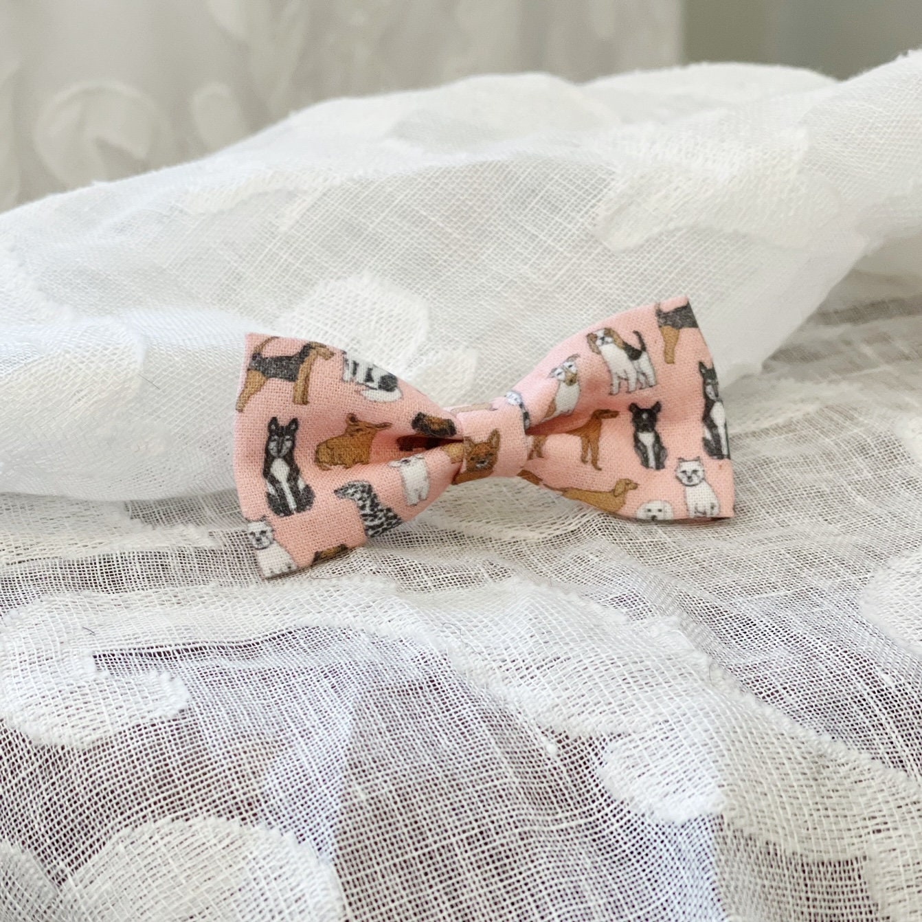 Dog Bow puppy bow dog collar bows Dog bow tie slide on Etsy