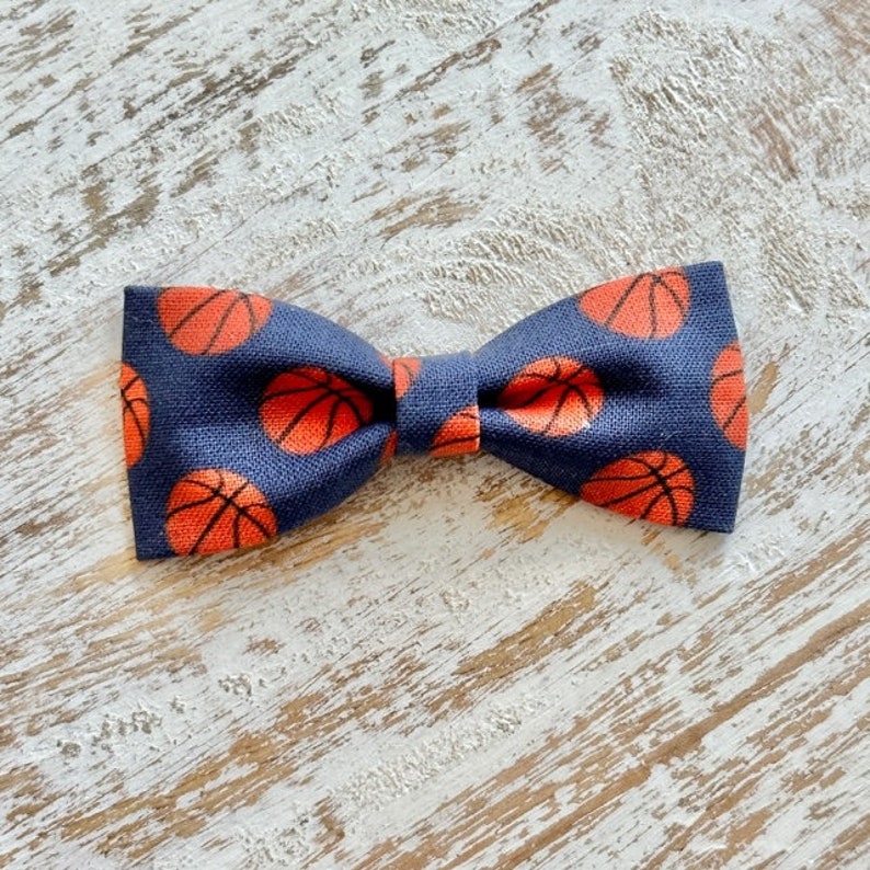 Basketball Dog or Cat Pet Bow Collar Bow Basketball Bowtie Etsy