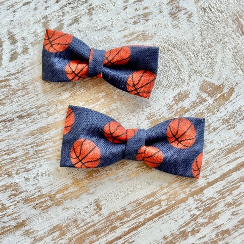 Basketball Dog or Cat Pet Bow Collar Bow Basketball Bowtie Etsy