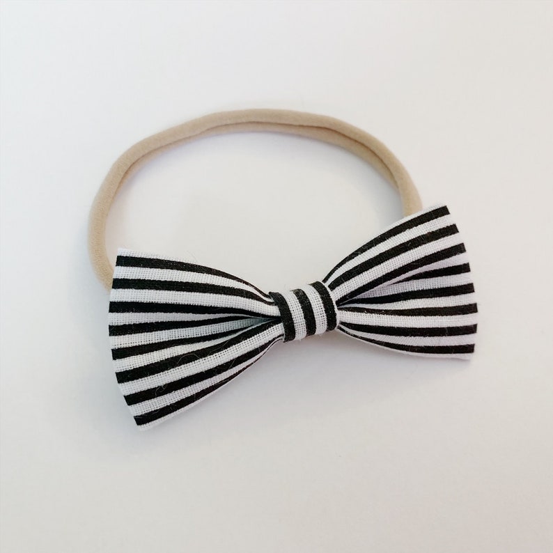 Dog Bows Dog Collar Bows Slide on Collar Bow Black Stripe Etsy