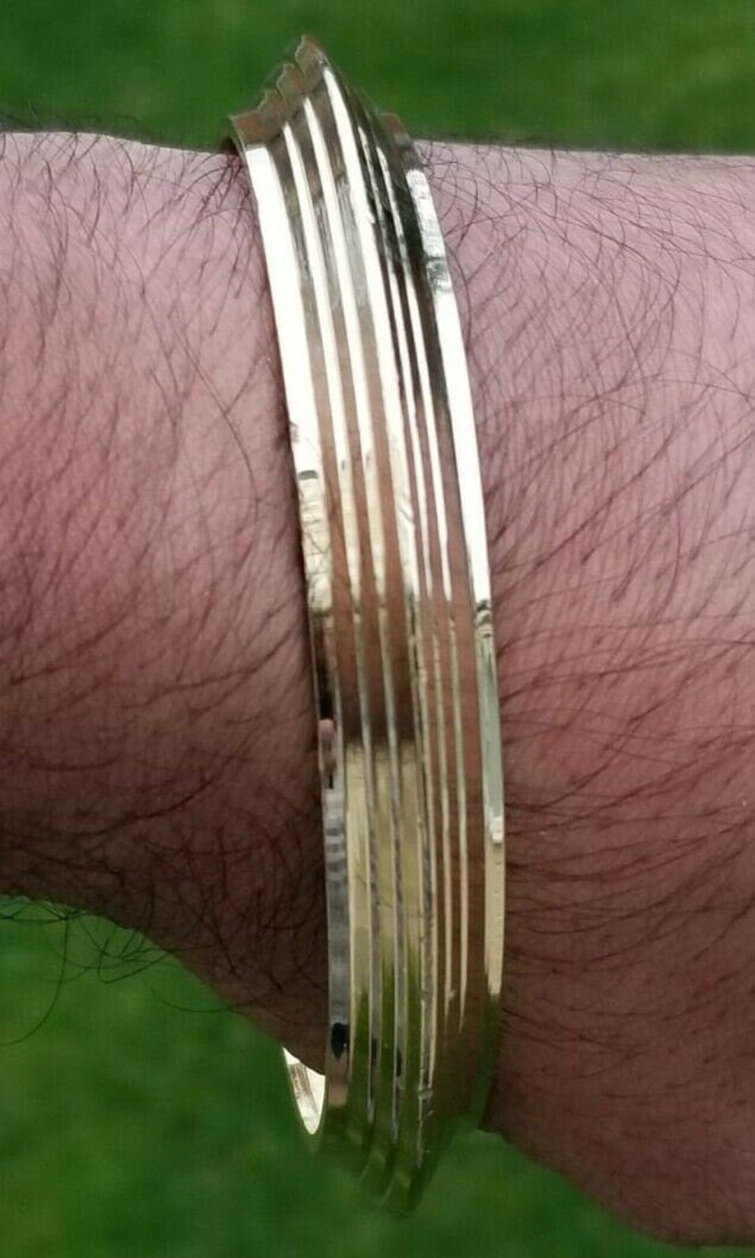 Sikh Brass Kara Singh Kaur Bangle Punjabi 22 Ct Gold Look Kada Etsy