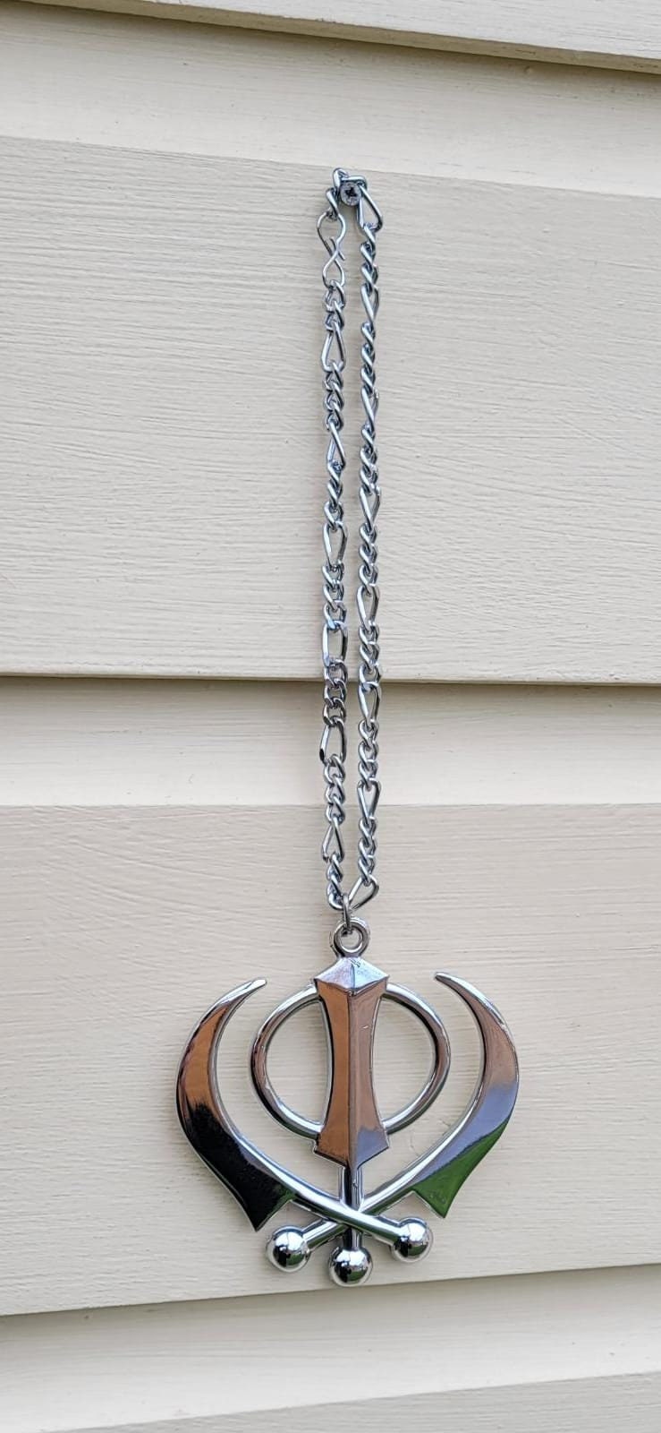 Visit our online shop Large Stainless Steel Punjabi Sikh Large Khanda