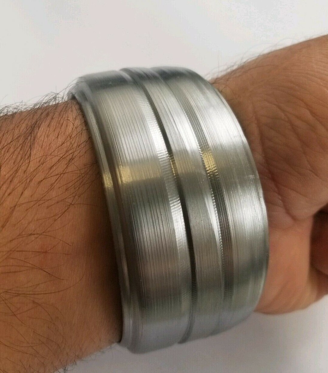 Stainless steel kara bangle sikh one edge kada singh kaur punjabi bracelet  r6