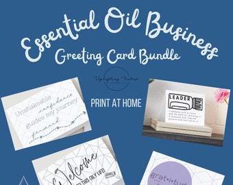 doTERRA Essential Oil Business Cards: Printable Greeting Card Bundle (Digital Download)