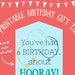 Birthday Gift Tag Printable | LDS Primary Birthday | Blue Birthday ...