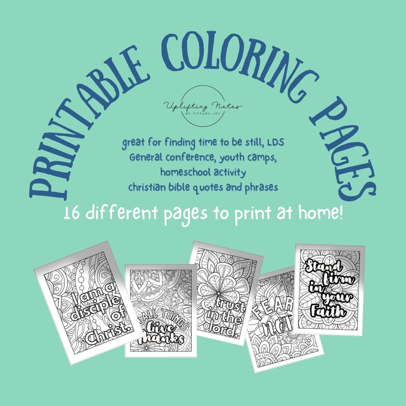 LDS General Conference Coloring Pages Youth Coloring Pages Printable