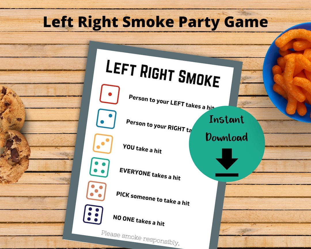 Stoner Party Game Printable Game for 420 Party Pothead Game Etsy