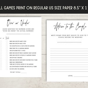 Couples Shower Games - Coed Shower Games, Wedding Shower Bundle, Jack ...