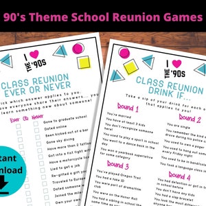 Drink If Game 24 Count Reunited School Class Reunion Party Game Drink If Game 24 Count Reunited School Class Reunion Party Game