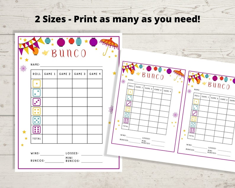Diwali Bunco Deepavali Bunco Printables, Bunco Game, Bunco Table ...