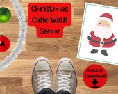 Christmas Cake Walk - Printable Cake Walk, Kids Christmas Game, Toddler Activity, Printable Christmas Game, Musical Chairs, Classroom Party