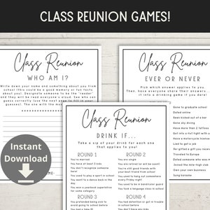 High School Reunion Games - Class Reunion Games, 2004 Class Reunion Bundle of Games, Class Reunion