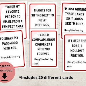 Funny Coworker Valentine - Office Valentine's Day Cards, Office Valentines, Work Valentines, Adult Valentine's Day Party