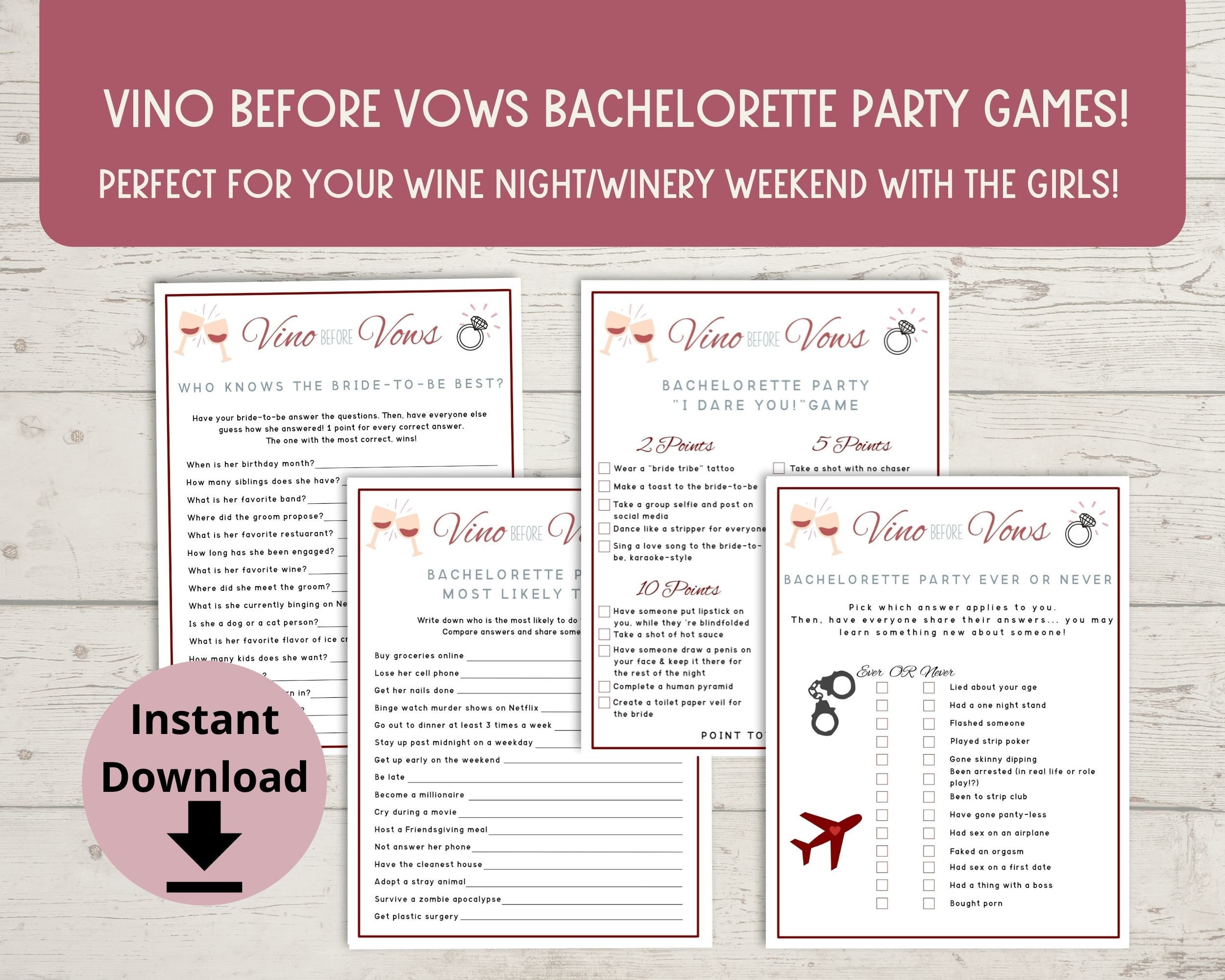 13 Napa Bachelorette Party Favors the Bride Will Love - The Swag Elephant
