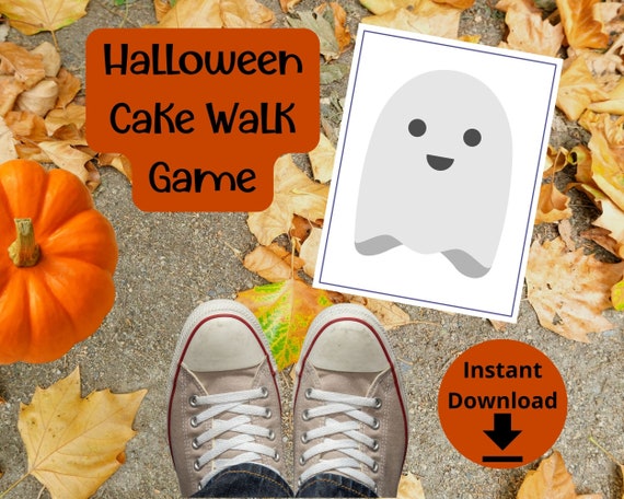 Halloween Cake Walk - Printable Cake Walk, Halloween Activity, Kids Halloween Game, Fall Carnival Game