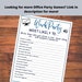 Work Scavenger Hunt Office Party Printable, Team Building Games, Team ...