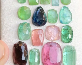 51 Carat Tourmaline Rosecuts: Ethically Sourced Gemstones