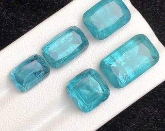 Blue Tourmaline Gemstones - 28 Carats