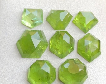 65 Carat Peridot Rosecuts: Ethically Sourced Gemstones