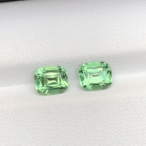 Mint Green Tourmaline Pair