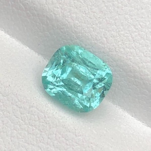 Seafoam Tourmaline Gemstone: 2.03 Carats, 7x6x6mm