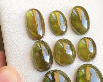 85 carat beautiful sphene cabochons ethically sourced.