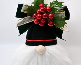 Handmade Berry Christmas Gnome: Holiday Decor