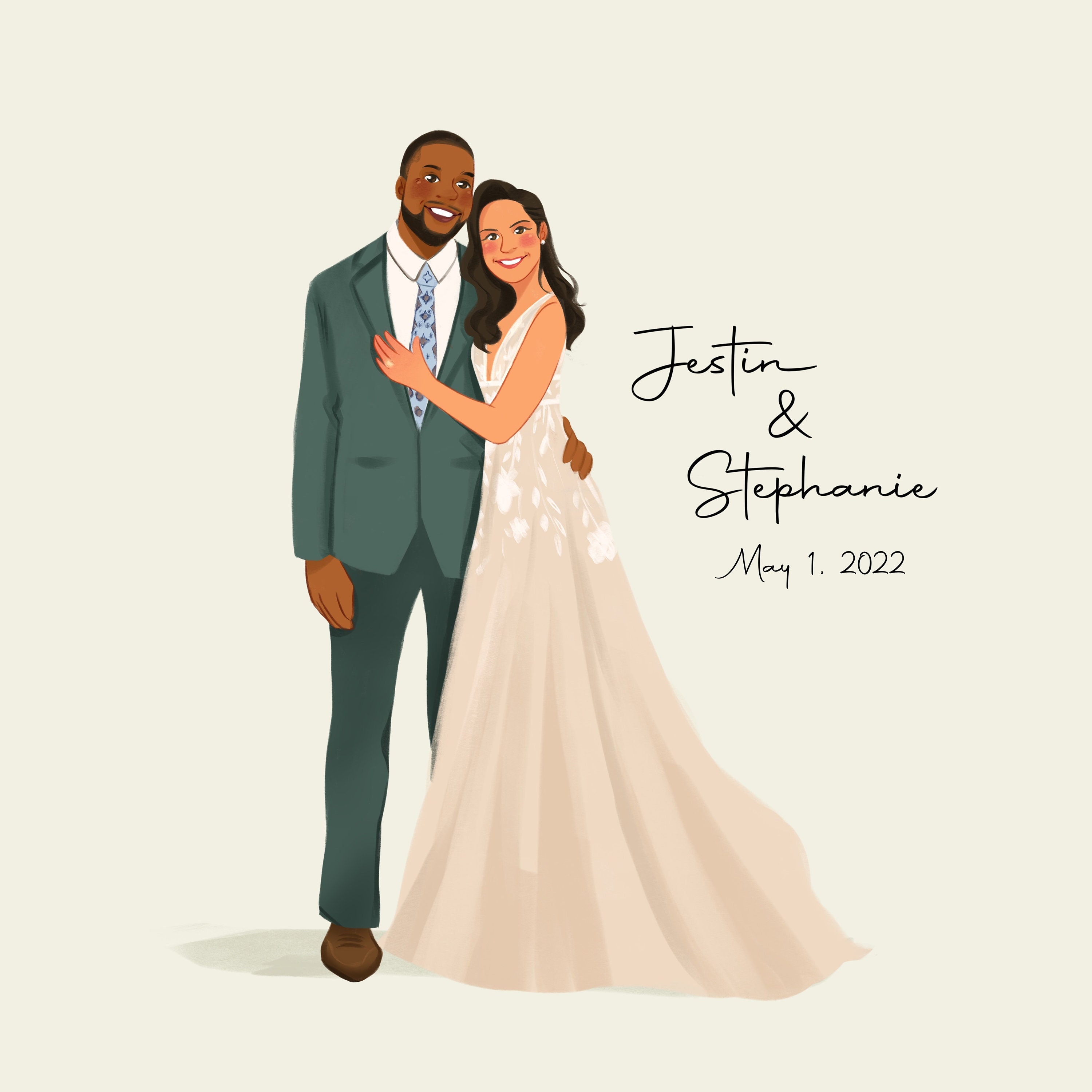Cartoon Wedding - Etsy Cartoon Wedding - Etsy