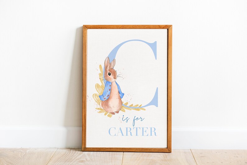 Peter Rabbit Wall Art Peter Rabbit Nursery Print Peter Etsy