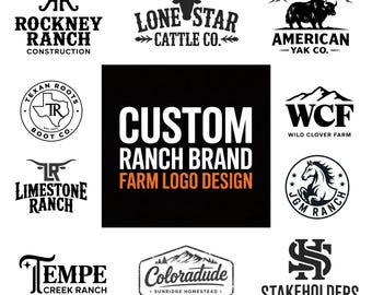 Custom Ranch Logo Design, Farm Logo