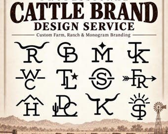 Professional Cattle Brand Design Service