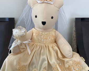 Memory Bear From Wedding Dress UK