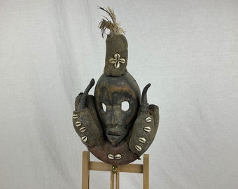 Dan African tribal mask from the Ivory Coast.