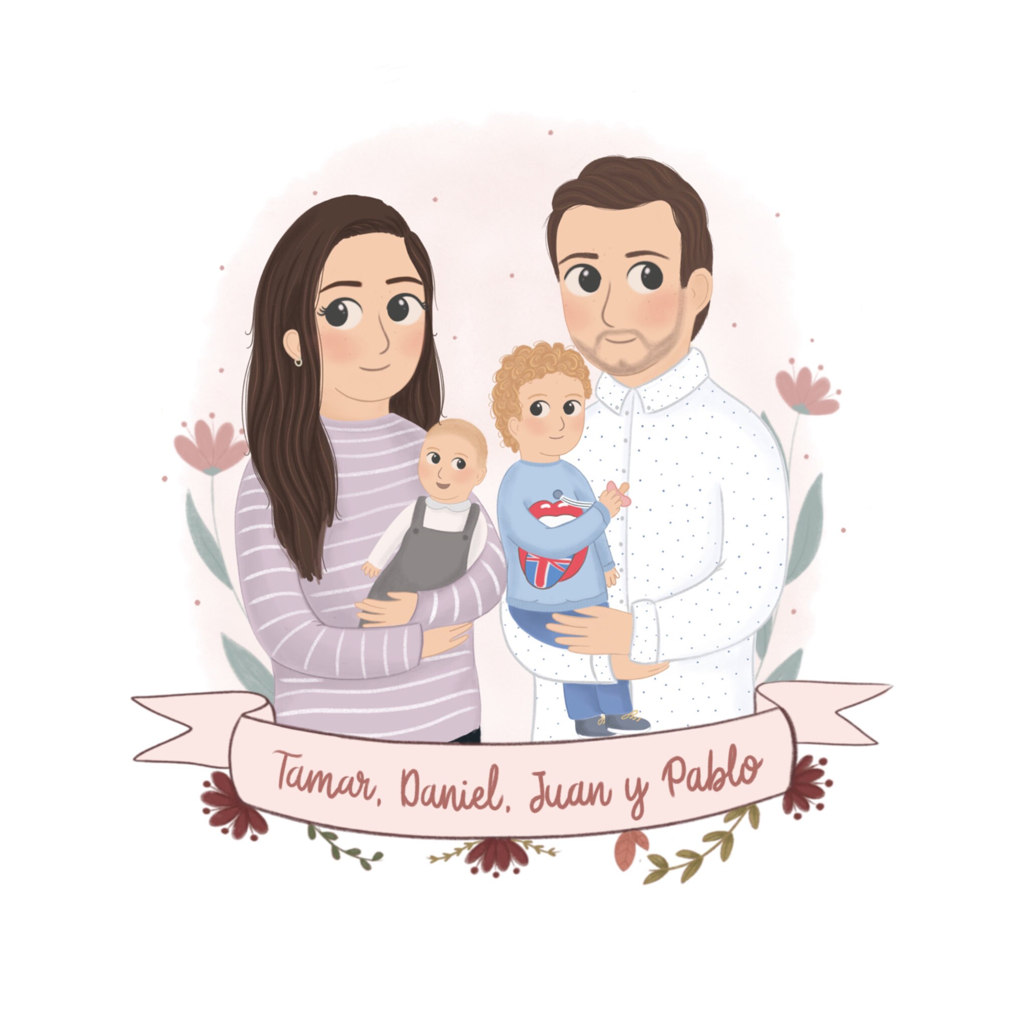 Buy Personalized Family Illustration Family Portrait Family Online in India - Etsy Buy Personalized Family Illustration Family Portrait Family Online in India - Etsy