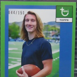 2018 Trevor Lawrence Leaf U.S. Army Rookie Card – Graded 10 – Clemson Tigers #55