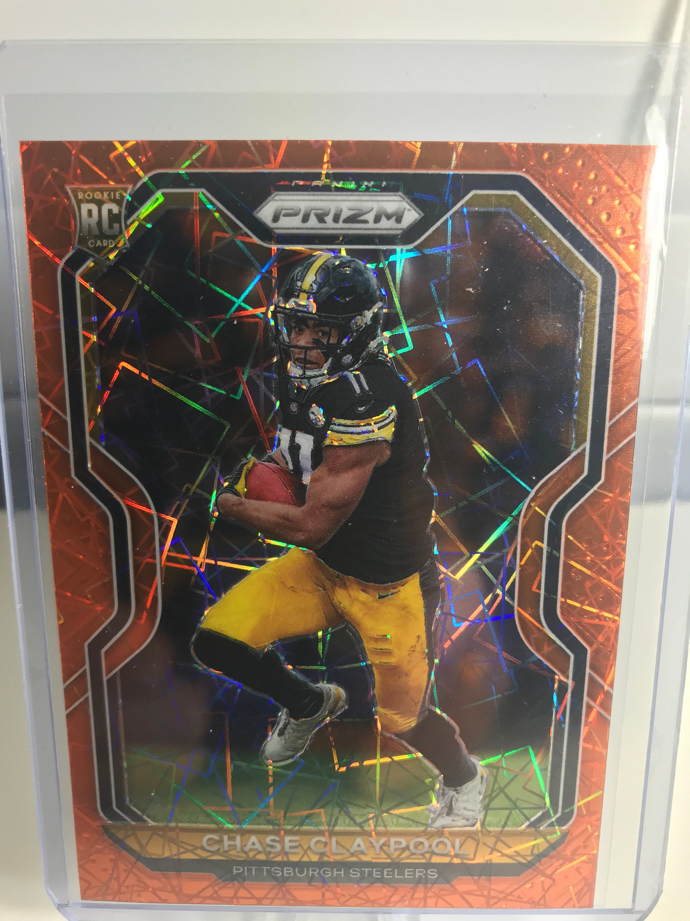 2020 Chase Claypool Panini Prizm Orange Laser Rookie Card Etsy