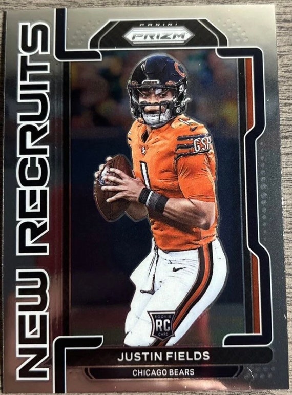 Justin Fields Rookie Card 2021 NFL Panini Prizm New Recruits