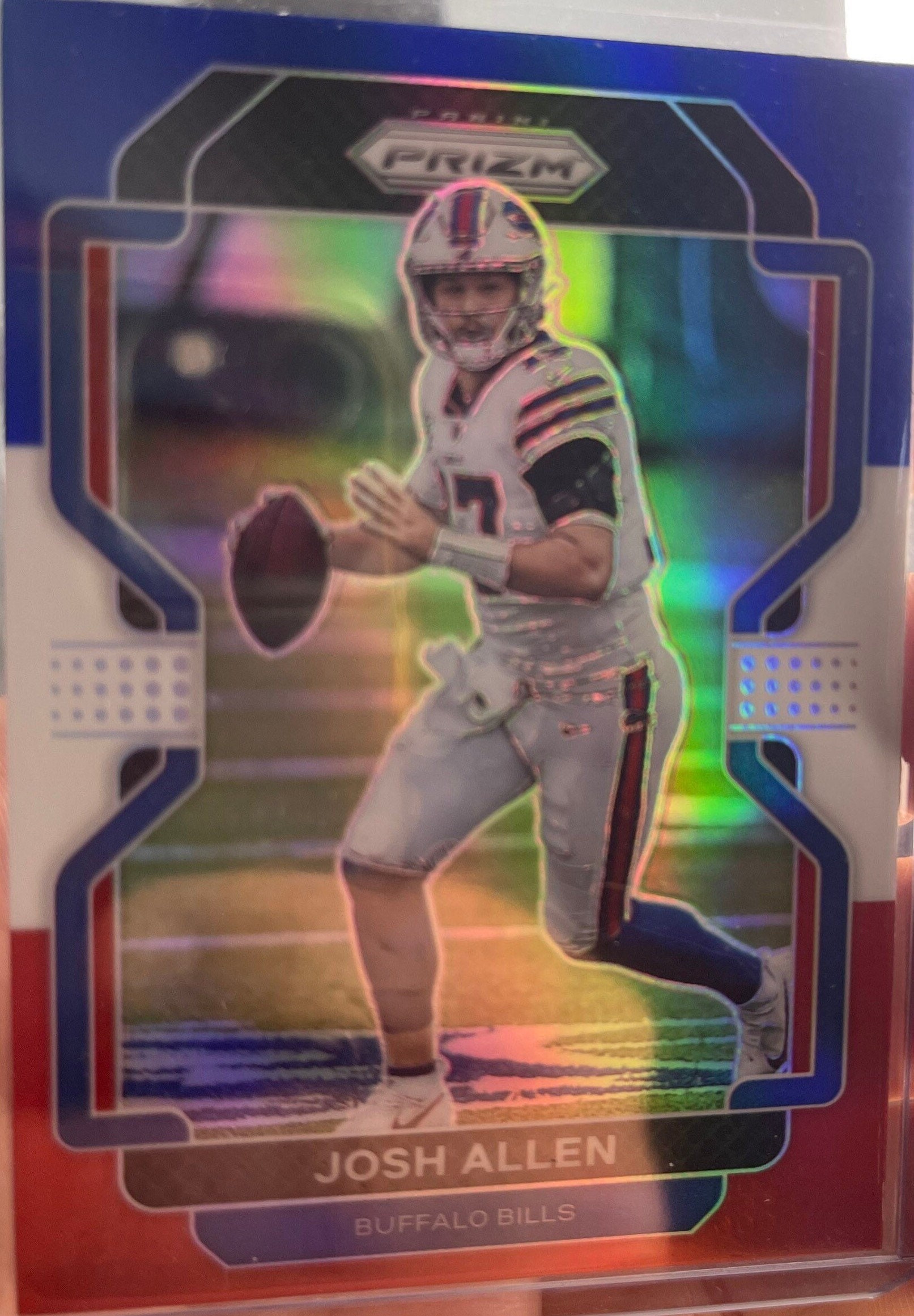 Josh Allen Veteran Card 2021 Nfl Panini Red White & Blue Prizm - Etsy