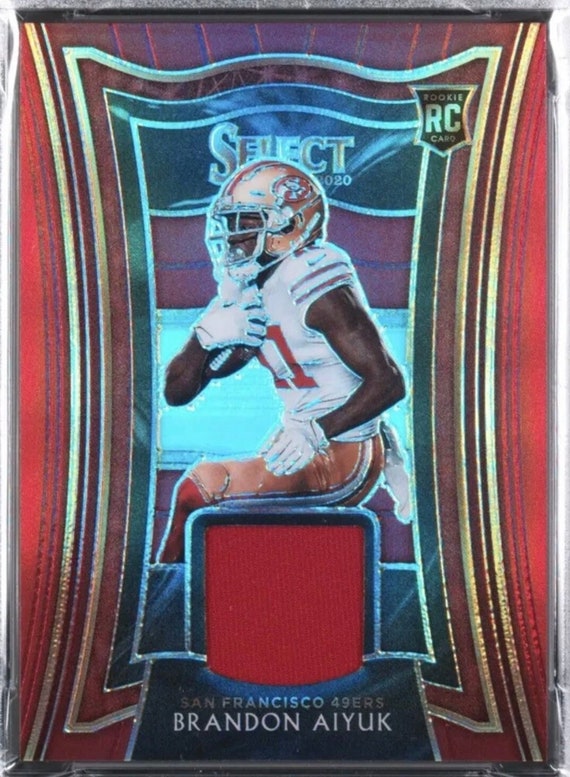 Brandon Aiyuk Rookie Card 2020 NFL Panini Rare Red Prizm Holo Patch SF 49rs  Star Rookie WR Sensation Birthday Gift Idea Mint Collectible -   Australia